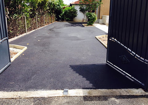 goudronnage cour maison